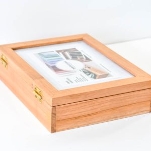 Caja rectangular con foto
