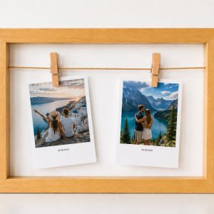 Portarretrato con broches 15x21cm - Madera PARANA