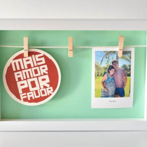 Portarretrato con broches 26x16cm