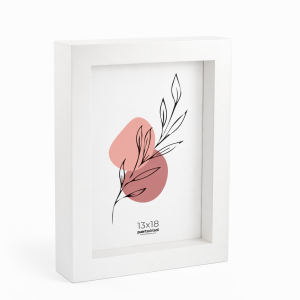 Portarretrato Cajon BOX Blanco