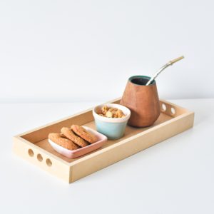 Bandeja SIN PINTAR x10u - Base MDF- Mini Larga