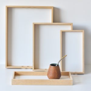 Bandeja SIN PINTAR - Base Blanca