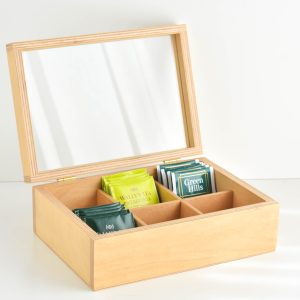 Caja de Te x6 - Linea MADERA Guatambu