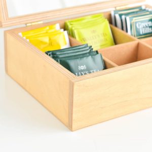 Caja de Te x3 - Linea MADERA Guatambu