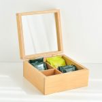 Caja de Te x4 - Linea MADERA Guatambu