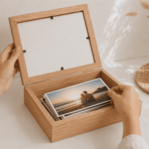 Caja rectangular para fotos 15x21
